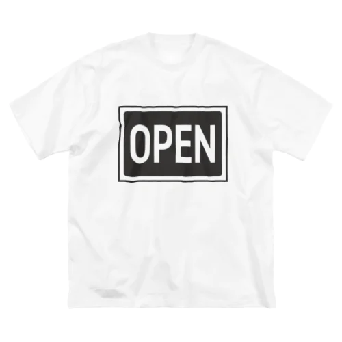 OPEN（グレー） Big T-Shirt