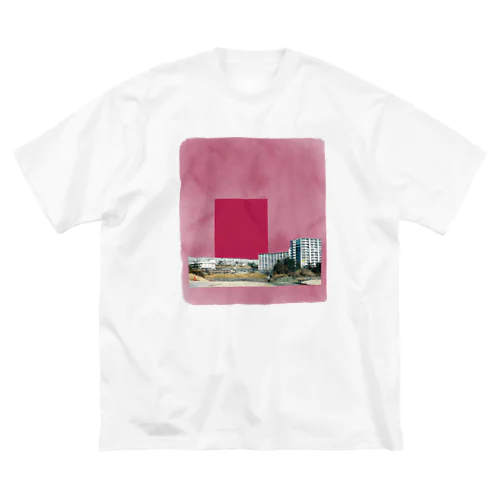 梅雨の団地 ビッグシルエットTシャツ