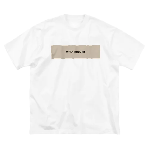 walk around ラベルⅡ ビッグシルエットTシャツ