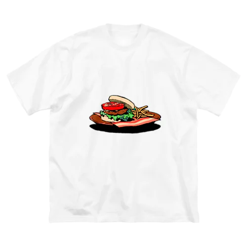 HAMBURGER SET ビッグシルエットTシャツ