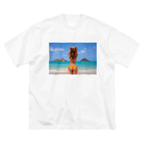 ヌードヨガアーティストyocchi summer ビッグシルエットTシャツ