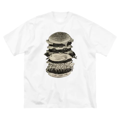 Burger  JUNK JUNK JUNK ビッグシルエットTシャツ