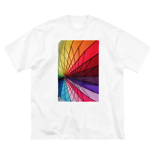 Colorful Umbrella Big T-Shirt