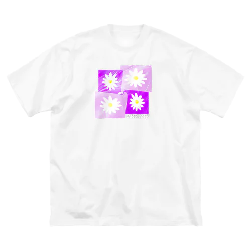 flowers🌼🌼🌼 ビッグシルエットTシャツ