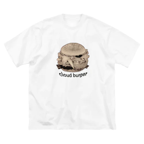 burgerシリーズ【cloud burger】 ビッグシルエットTシャツ