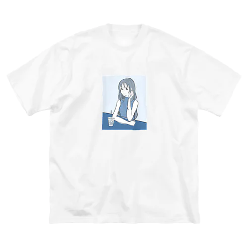 視線 ビッグシルエットTシャツ