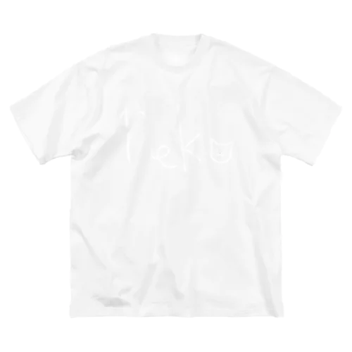 nekoT-白- Big T-Shirt