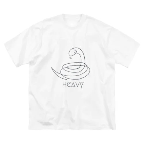 Heavyな蛇 루즈핏 티셔츠