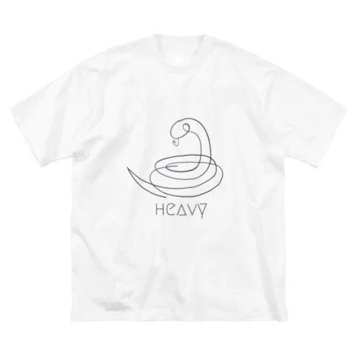 Heavyな蛇 ビッグシルエットTシャツ