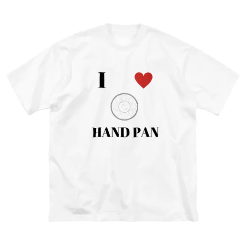 I love hand pan #2 ビッグシルエットTシャツ