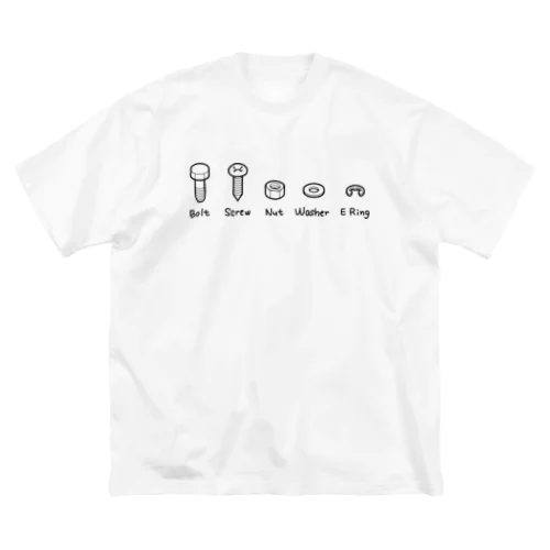 テクニカルイラスト　部品 Big T-Shirt