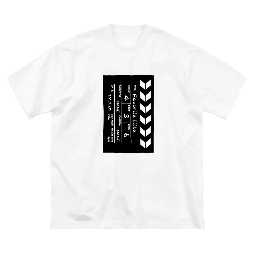 ドラマ撮影 カチンコ 縦Ver. Big T-Shirt