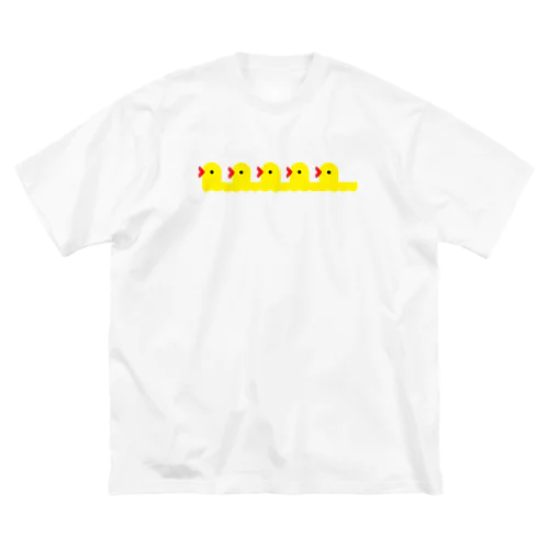 ラバーダック（5羽） ビッグシルエットTシャツ