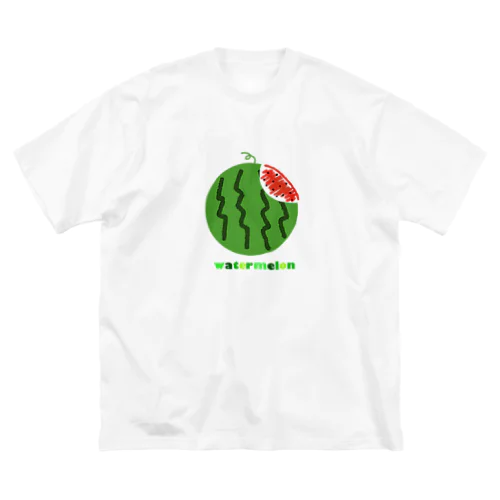 watermelon ビッグシルエットTシャツ