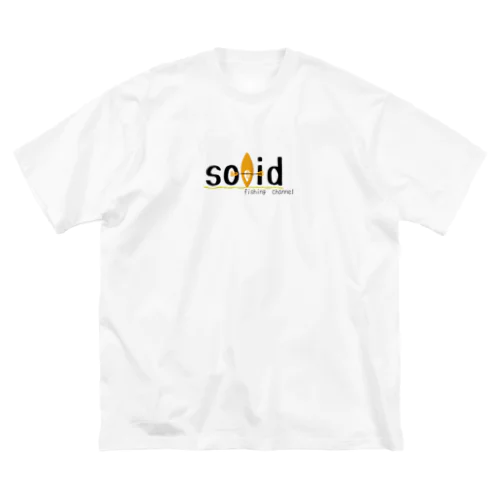 solid fishingchannel　角ロゴ Big T-Shirt