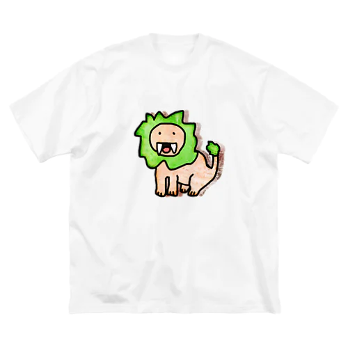 ライオンくん（草食系） ビッグシルエットTシャツ