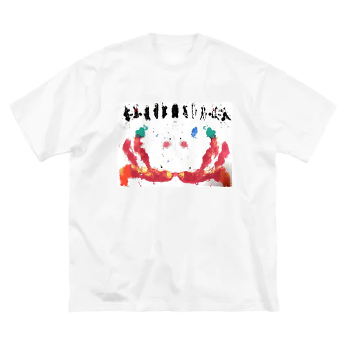 レッド ビッグシルエットTシャツ