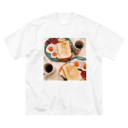 breakfast ビッグシルエットTシャツ