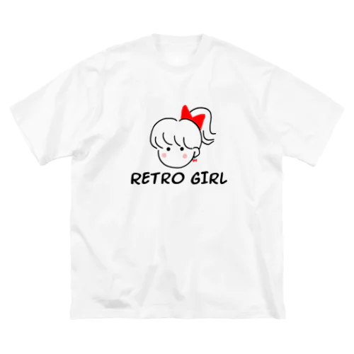 レトロガール ビッグシルエットTシャツ