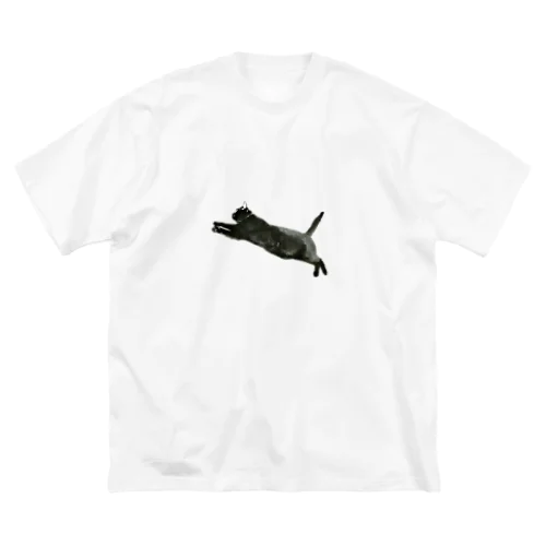 リアル黒猫2 ビッグシルエットTシャツ