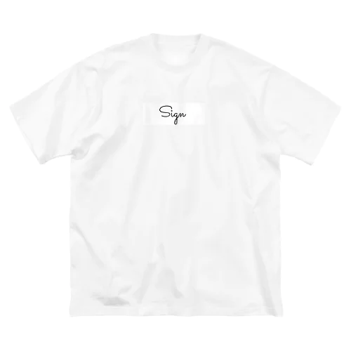 Sign ビッグシルエットTシャツ