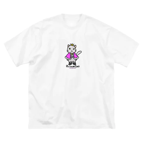 ねこの王子様＊ピンク ビッグシルエットTシャツ