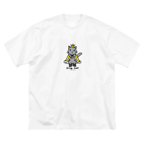 ねこの王様＊黄 ビッグシルエットTシャツ