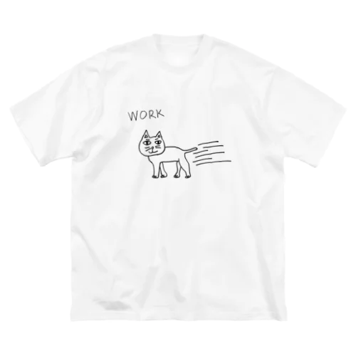 動くNEKO ビッグシルエットTシャツ