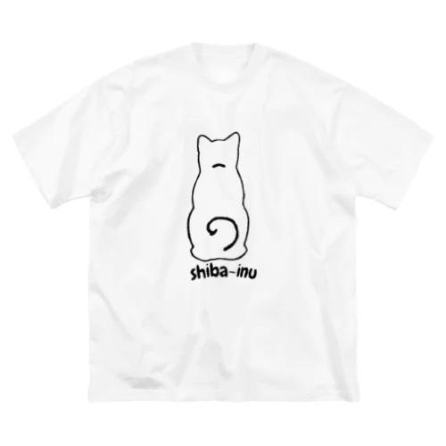 柴犬 ビッグシルエットTシャツ