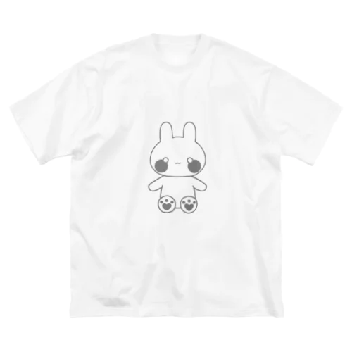 グレーなうさぎ Big T-Shirt