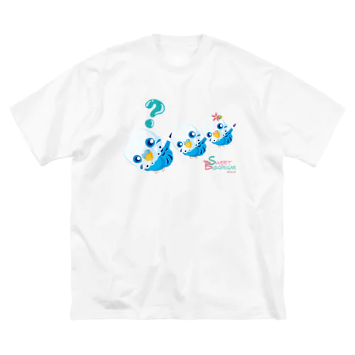 Sweet Budgerigar／？（ハテナ） Big T-Shirt