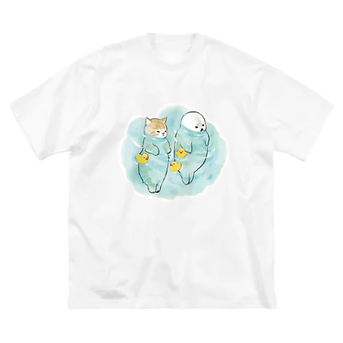 海とにゃんこ Big T-Shirt