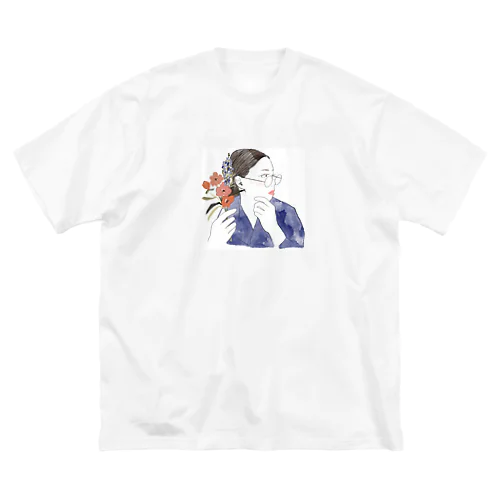 花と少女 Big T-Shirt