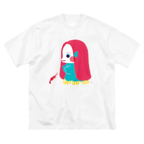 おばけTシャツ＜でっかいアマビエ＞ Big T-Shirt