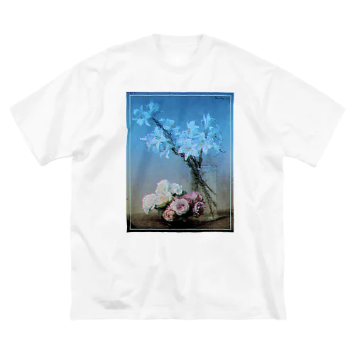 Roses and Lilies remix ビッグシルエットTシャツ