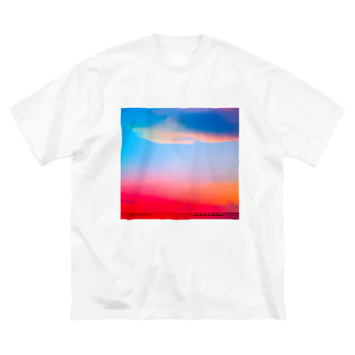 赤富士ひのまる空 ビッグシルエットTシャツ