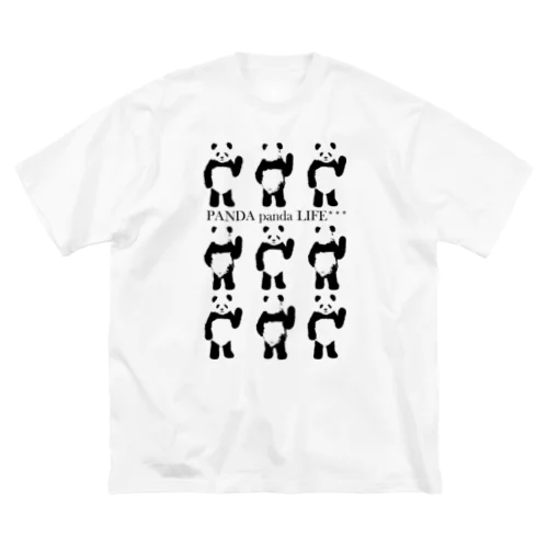 9パンダ ビッグシルエットTシャツ