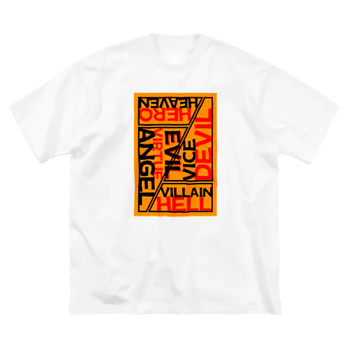 善悪 ビッグシルエットTシャツ