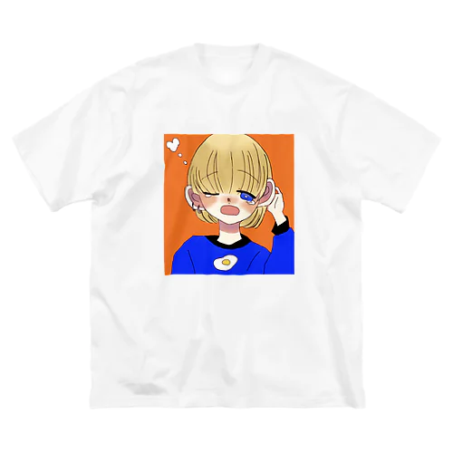 ねむそうなこ。 ビッグシルエットTシャツ