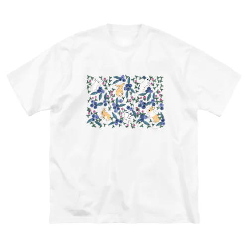 ぶるぶるブルーベリー ビッグシルエットTシャツ