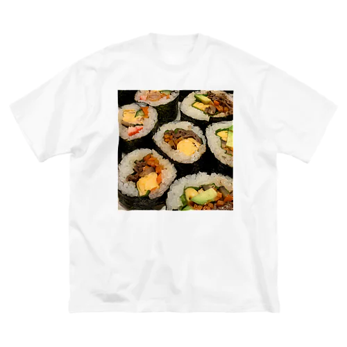 海苔巻き ビッグシルエットTシャツ