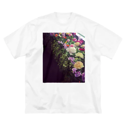 どこかの花壇 ビッグシルエットTシャツ