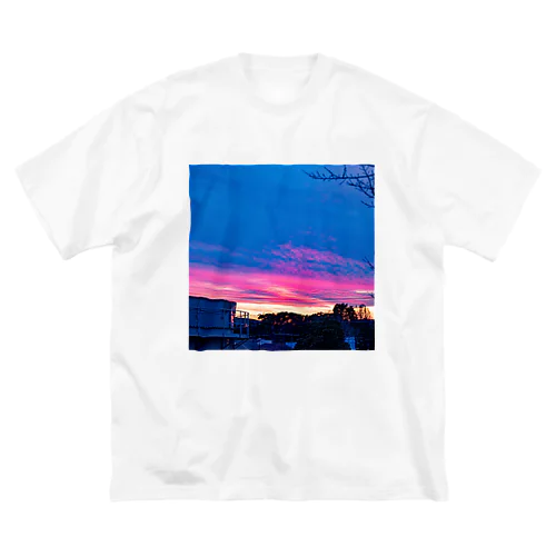 夕陽 ビッグシルエットTシャツ