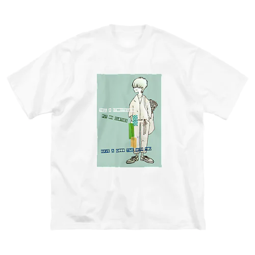 話をしよう💙 ビッグシルエットTシャツ