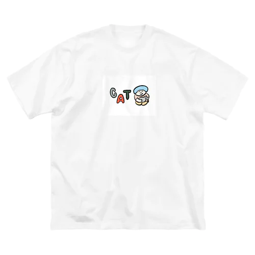 キャット アルファベット ビッグシルエットTシャツ