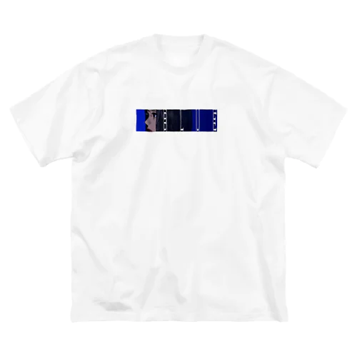 BLUE ビッグシルエットTシャツ