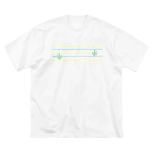 ジェラートラテアート～Landscape～ /パイナップル×ブルーハワイ ビッグシルエットTシャツ