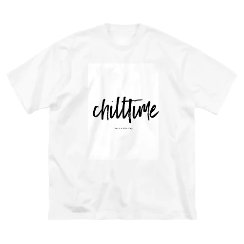 chill time ビッグシルエットTシャツ