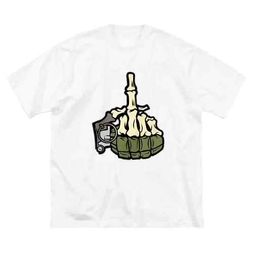 Finger Grenade / traditional ビッグシルエットTシャツ