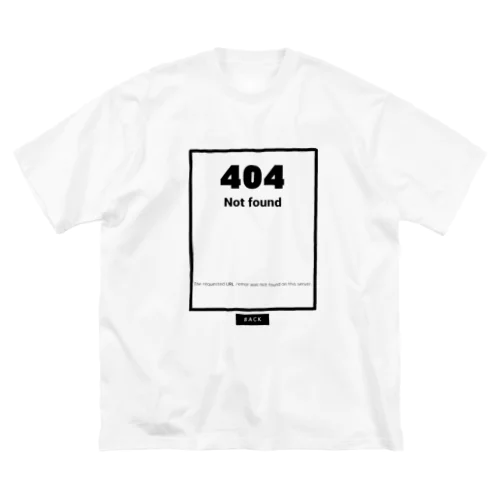 Not found 404 ビッグシルエットTシャツ